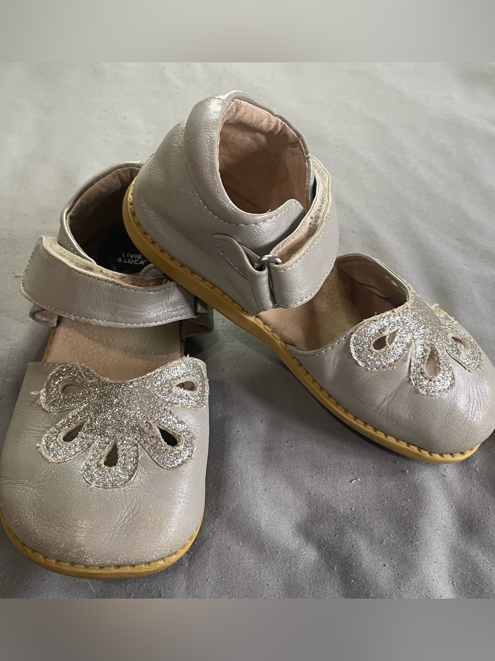 Livie & Luca Mary Jane Sandals Size 13 Silver